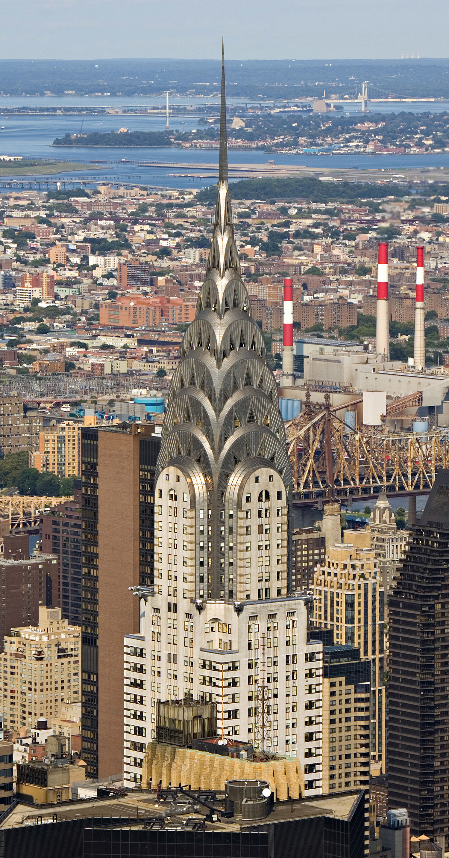 Chrysler Building, New York City - View from Empire State Building. © Mathias Beinling